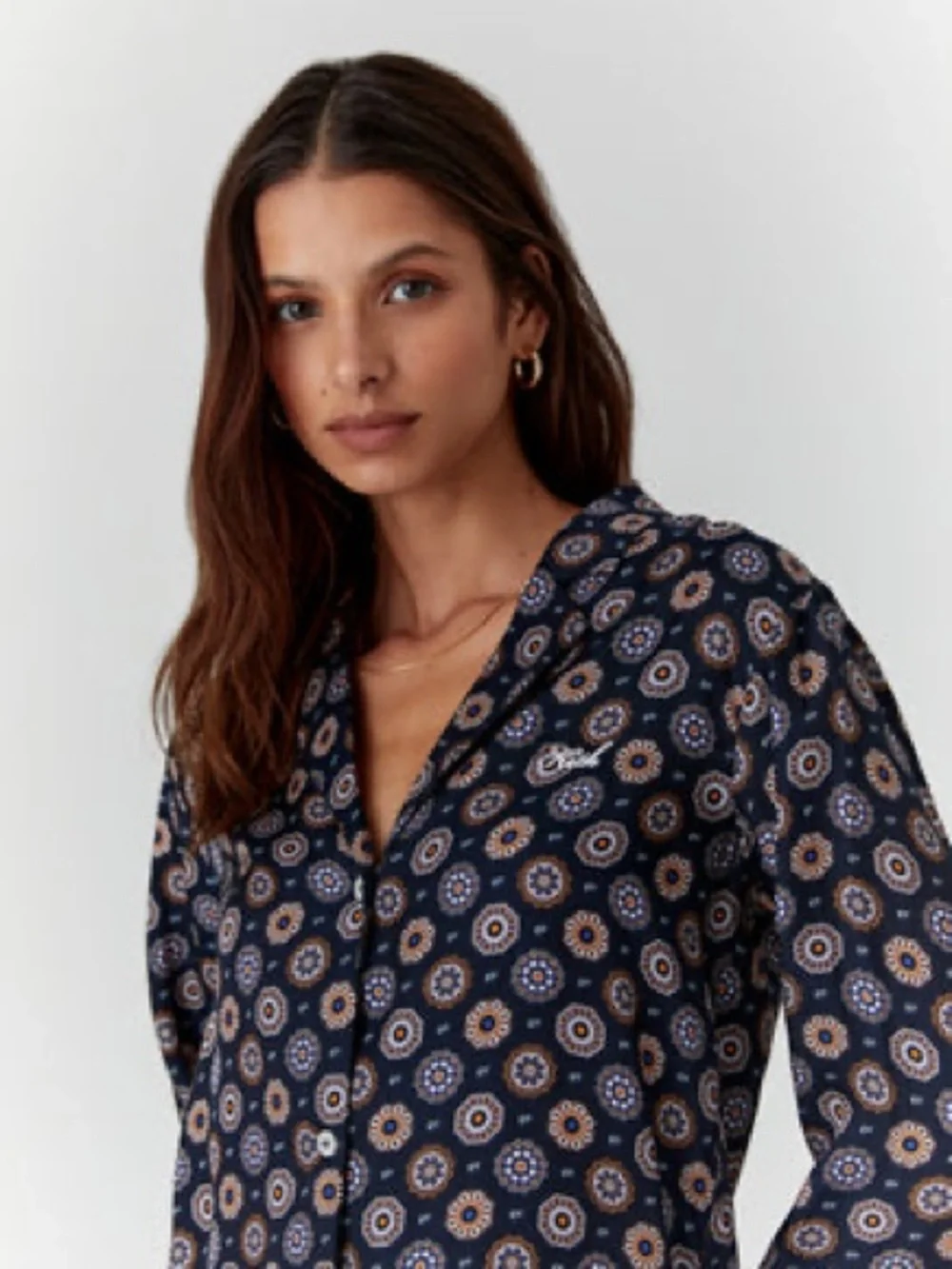 Kith Navy Printed medallion Two-Piece Lounge Set